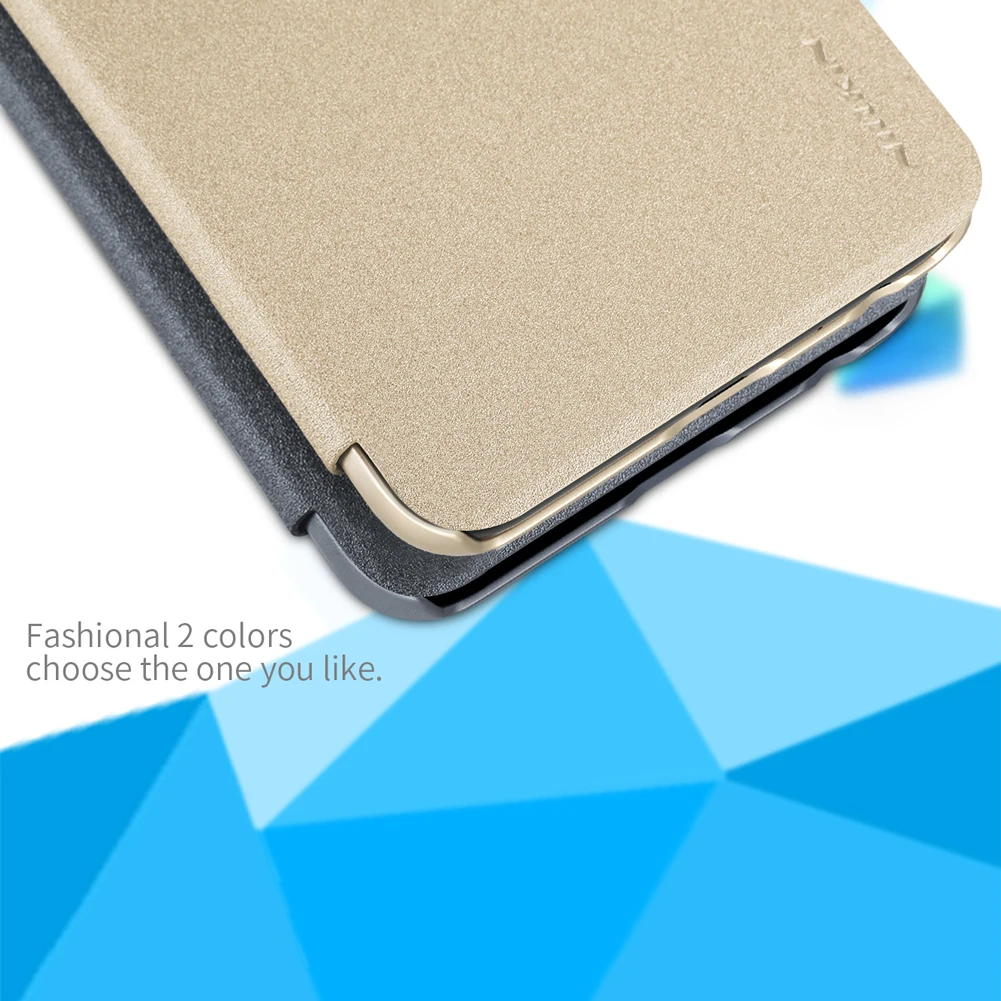 Nillkin кожаный чехол для Samsung Galaxy J6 + Plus супер тонкий PU флип Жесткий PC Пластиковый