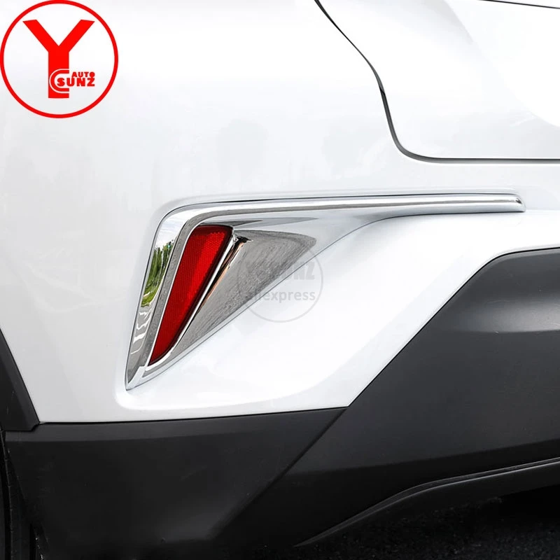YCSUNZ хромированная задняя противотуманная фара крышка авто внешние части для toyota