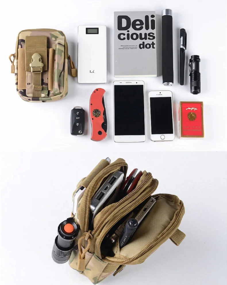 CQC Molle тактическая поясная сумка Мужская Уличная спортивный беговой пояс держатель для мобильного телефона чехол EDC охотничьи сумки