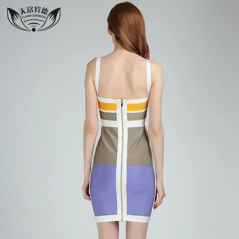 2017 Летняя женская обувь для ночного клуба без рукавов мини платья мозаика Дизайн