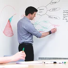 Стикер для белой доски из ПВХ, креативные сообщения, сделай сам, наклейки для белой доски, Канцелярские Стикеры для детского подарка, Настенная Наклейка 45*200 см