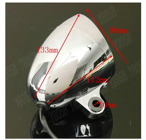 Хромированный Точечный светильник противотуманный головной для Honda Shadow Spirit Sabre