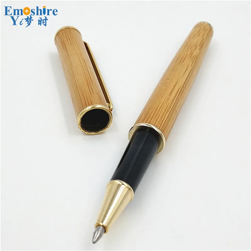 Модная креативная бамбуковая шариковая ручка с бутиком для защиты окружающей