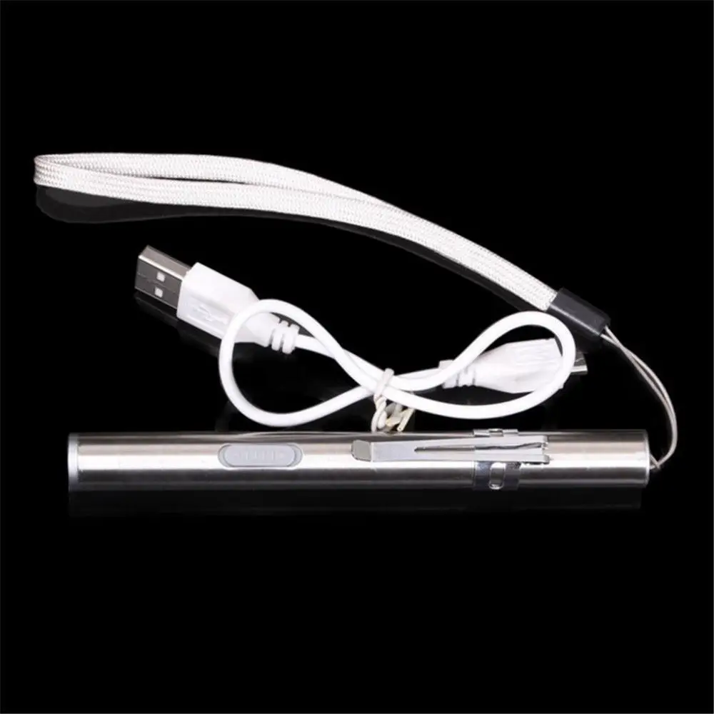 AIMIHUO Мини светодиодный фонарик USB Перезаряжаемые Cree Алюминий сплав мощный Lanterna