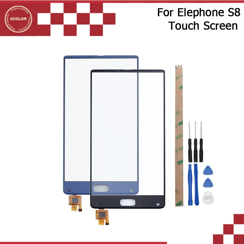 Ocolor для Elephone S8 Сенсорная панель Сенсорный экран дигитайзер сенсор Замена