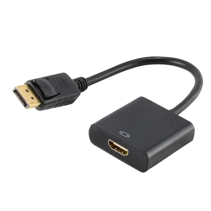 HIPERDEAL DisplayPort DP папа к HDMI Женский адаптер кабель конвертер для Dell HP Lenovo Прямая