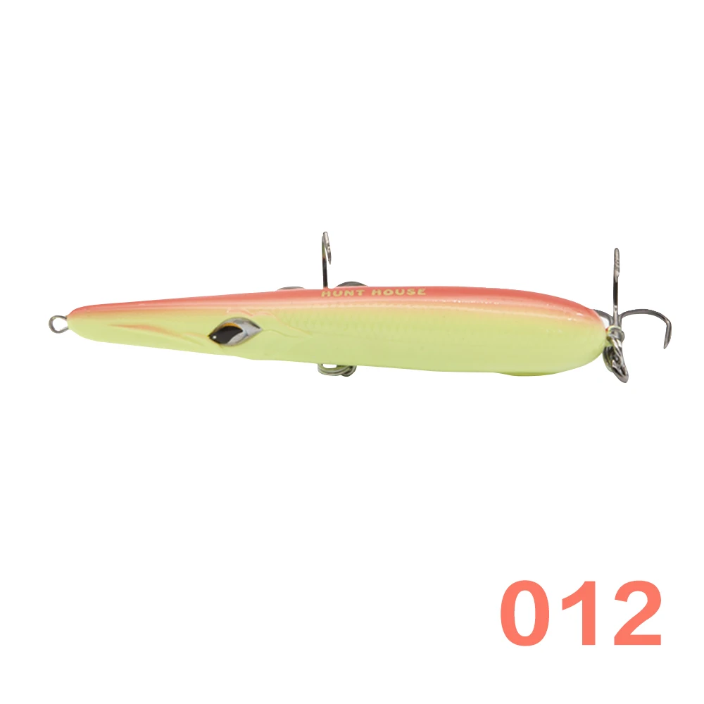 012 color 90mm 17g Hunthouse тонкий карандаш приманки stylo приманки 90 мм рыбалка жесткие пластиковые приманки заброса noeby оседающая на дно приманка сибаса leurre - Цвет: 012 color 90mm 17g