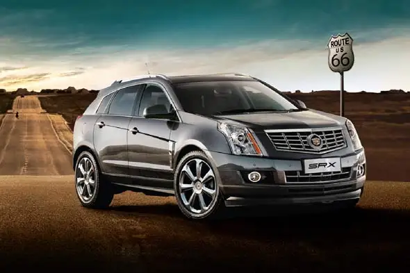 Светодиодный дневной светильник для Cadillac SRX от АТС ХЦ 2 2012 2013 светодиодный DRL с желтым поворота светильник s хром колпак противотуманных фар