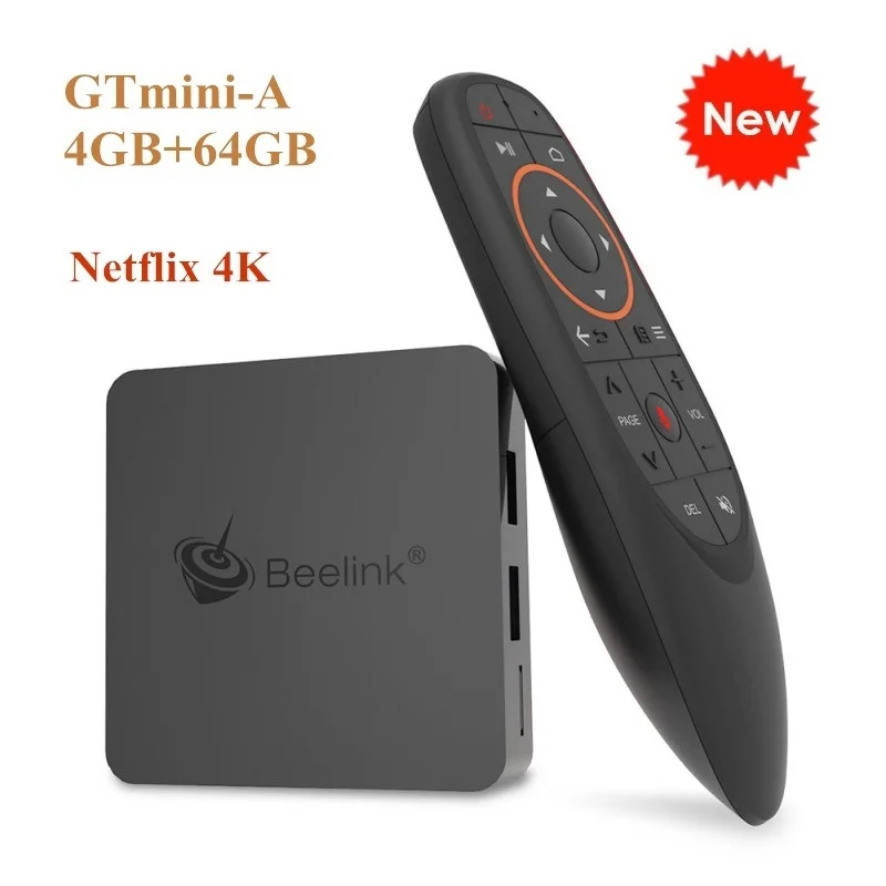 GTMINI A 4GB 64GB Мини смарт-ТВ-приставка Beelink GT1 Android 8,1 Amlogic S905X2 голосовой Пульт 2 ГБ/4 ГБ ОЗУ 32 ГБ/64 Гб ПЗУ смарт-приставка медиаплеер - Цвет: GTMINI A 4GB 64GB