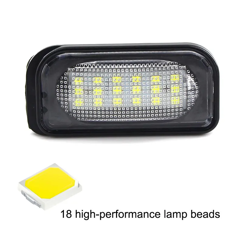 Светодиодный светильник для номерного знака 2 шт. 12 В без ошибок Canbus Mercedes Benz W203 4D