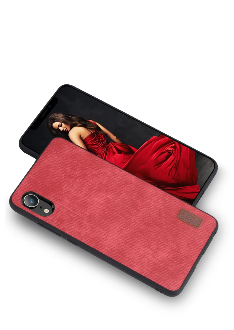 Для iphone XS MAX чехол для iphone XS чехол силиконовый джинсовый кожаный Mofi для iphone XR чехол противоударный XS MAX чехол