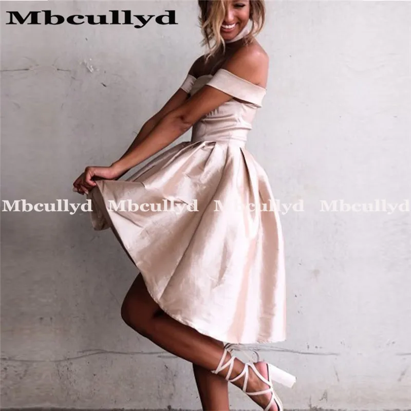 Mbcully без бретелек, сатин с оборками платья для выпускного вечера vestidos de graduacion короткое платье для выпускного вечера для особых случаев выпускное платье