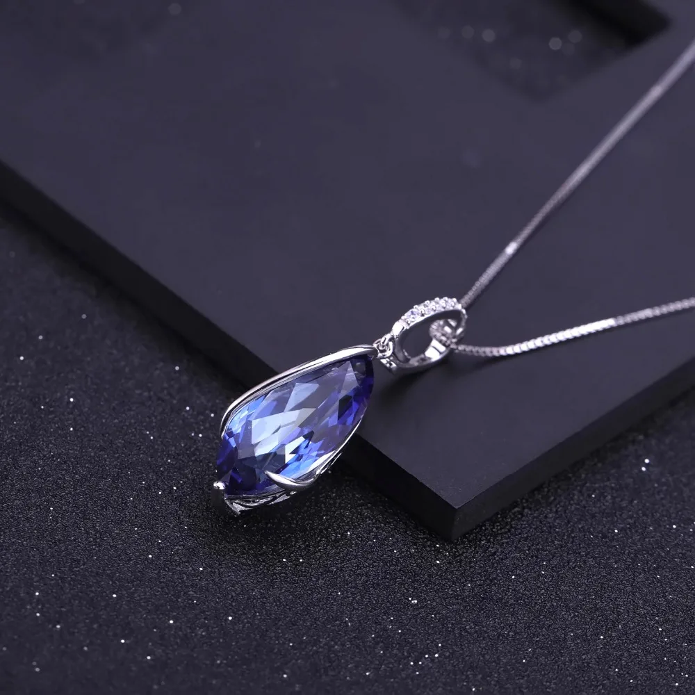 Женский балетный кулон gemb's 12.31Ct натуральный иолит Синий Мистический кварцевый