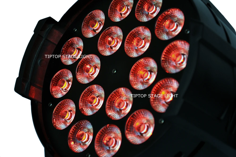 Оптовая продажа светодиодный сценический светильник 8XLOT алюминиевый Par 18x15W RGBWA 5 в