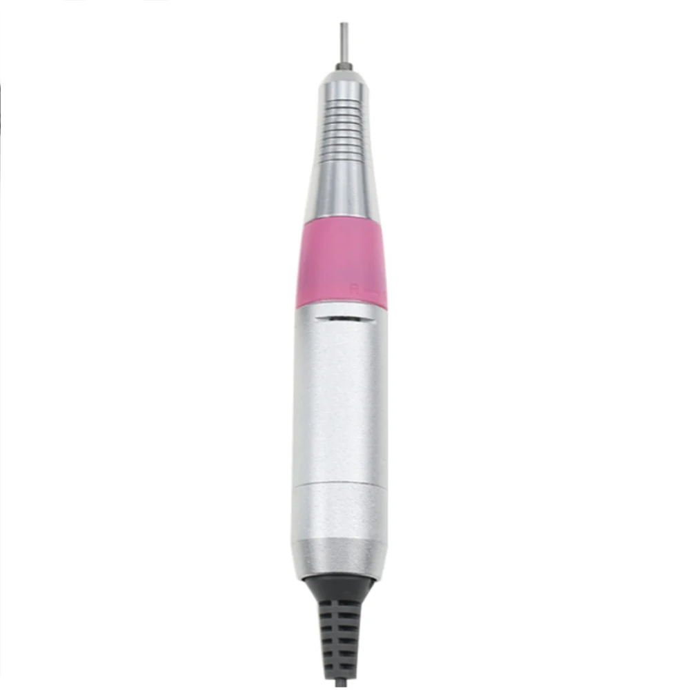 Pink Pro 30000 об/мин Электрический сверлильный станок для ногтей с ручкой из нержавеющей стали электрическая дрель для маникюра и аксессуары инструмент для дизайна ногтей 3 цвета на выбор - Цвет: Pink