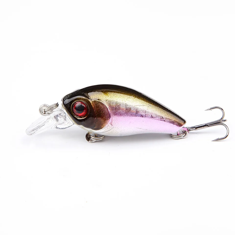 

1PCS 4.5cm 4.2g Swim Fish Fishing Lure Artificial Hard Crank Bait topwater Wobbler Japan Mini Fishing Crankbait lure