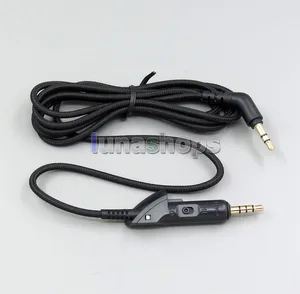 LN006199 3.5mm Weave Cloth Headphone Earphone Cable For QC2 QC15 QC35 Headphone