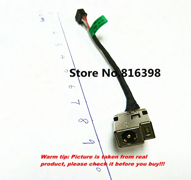 Новый кабель постоянного тока для HP 15-B 15-B100 DC jack 698231-SD1 90 Вт 6Pin Бесплатная доставка