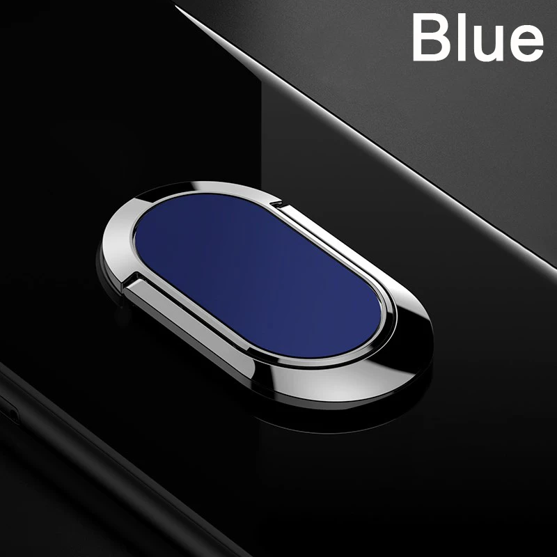 Синий Чехол для zte Axon 9 Pro A2019 Pro, 6,21 дюймов, мягкий черный силиконовый магнитный автомобильный держатель, кольцевой чехол для zte Axon 9 Pro A2019PRO, чехол s - Цвет: Синий