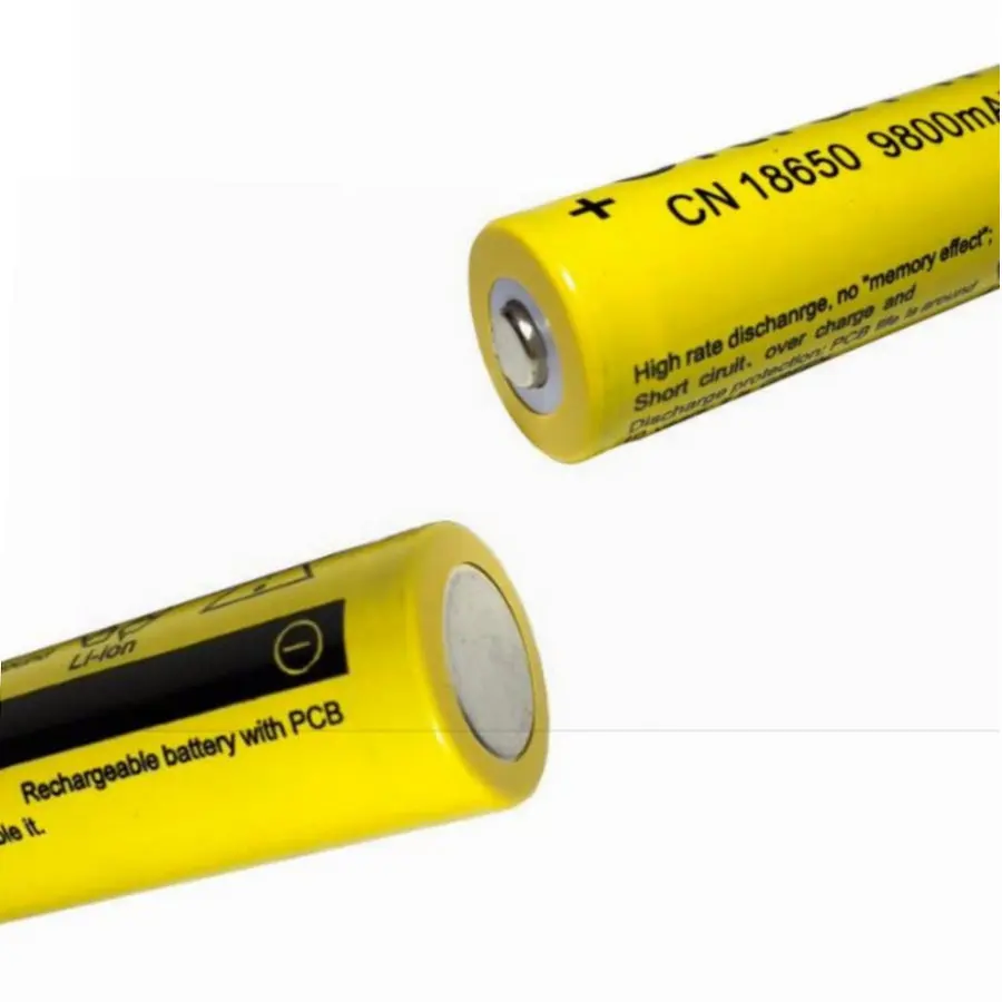 Cncool 3 7 V 9800mAh 18650 аккумуляторная батарея литий ионная для фонарика литиевая Прямая