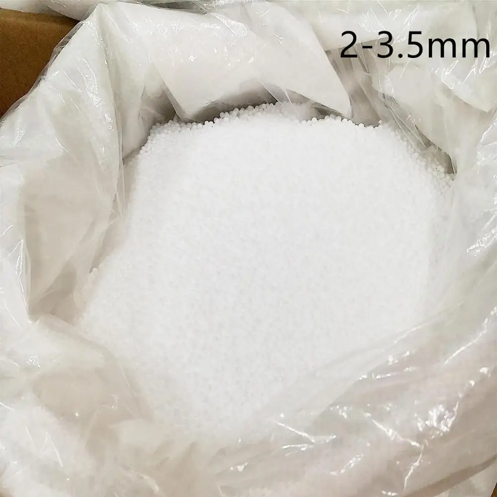 2-3.5mm White 250g 250 г 2-3,5 мм без кровоточащих снежных шариков, аксессуары, маленькие пенопластовые шарики, используемые для пенных наполнителей - Цвет: 2-3.5mm White 250g