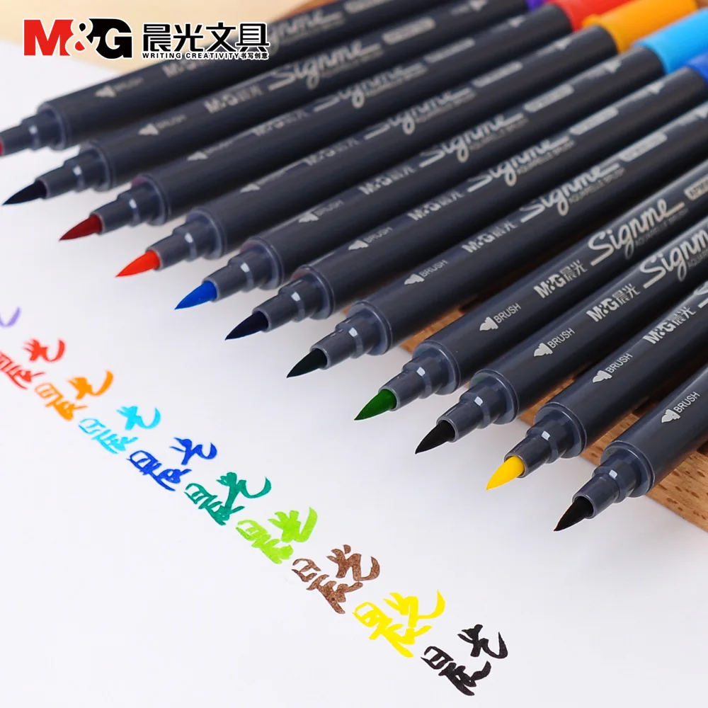 Художественный графический маркер для рисования манги акварельные чернила с