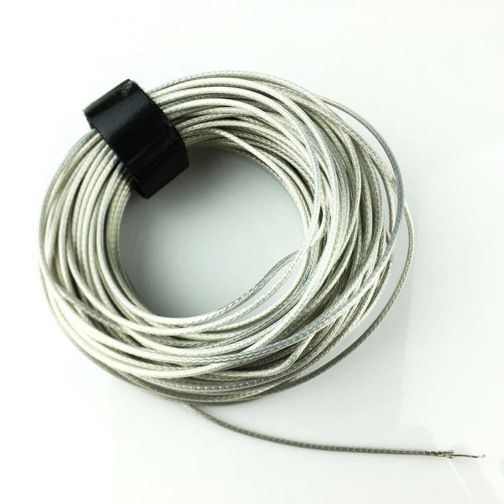 PTFE бескислородная медь посеребрение Плетеный экранированный провод для электрогитары бас на метр(#0056) Сделано в Корее