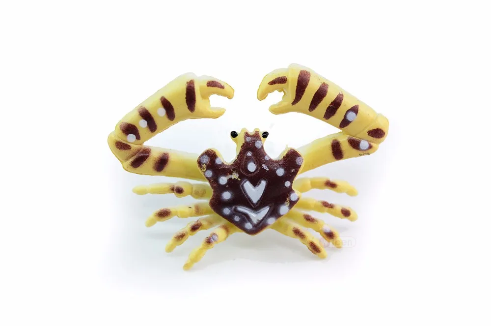 Wiben Sea Life Краб модель животного ПВХ фигурки героев, развивающие Рождественский подарок для детей