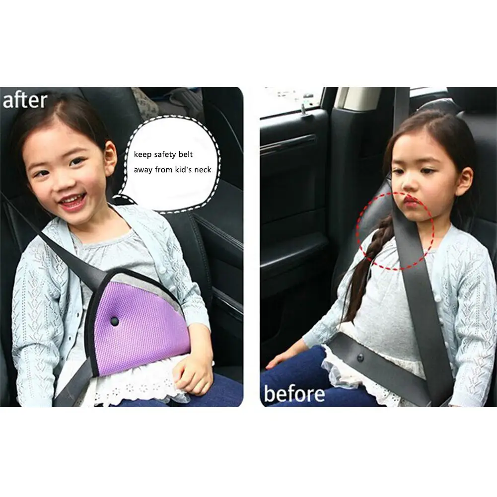 Dragonpad Triangle Children Seat Belt Adjuster Car Safety Cover Strap Fixer Pad Harness | Автомобили и мотоциклы