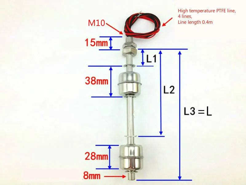 Двойной плавающий шарик из нержавеющей стали автоматический переключатель