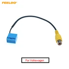 Автомобильный радиоприемник FEELDO для камеры заднего вида видеоразъем преобразователь кабель адаптер для Volkswagen Golf 7Jetta 56Passat B6TiguanTouran