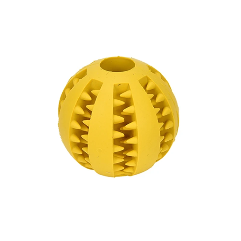 1 шт. резиновые шарики для чистки домашних животных игрушки жевания зубного укуса