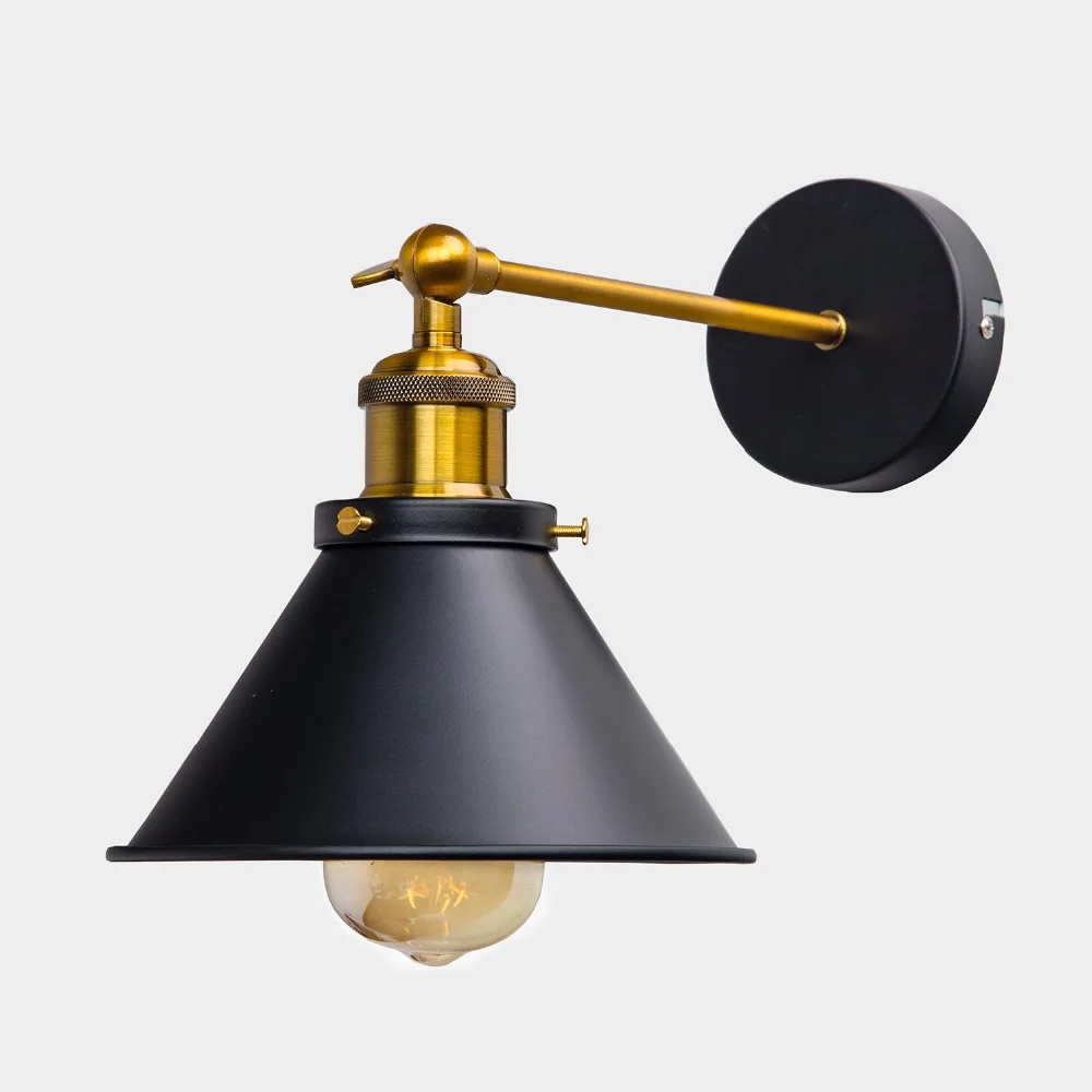 Винтаж промышленные настенные светильники бра Wandlamp фоновая фотография в стиле ретро лампа 110 V-220 V E27 Крытый Спальня Ванная комната балкон бар проход потолочный светильник