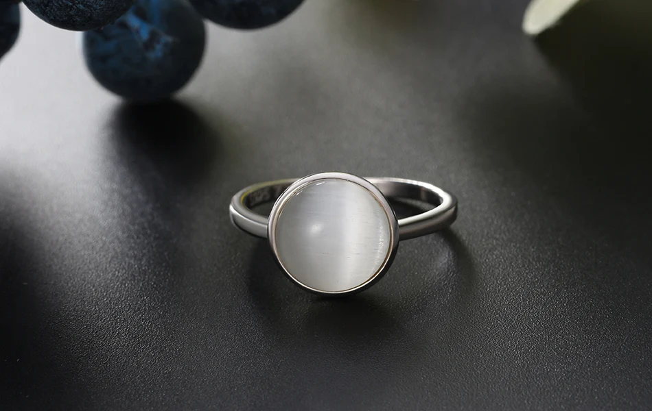 ORSA JEWELS женское серебряное кольцо из натуральной 925 пробы с натуральным камнем бирюзой, кольцо на годовщину, модное женское ювелирное изделие SR69