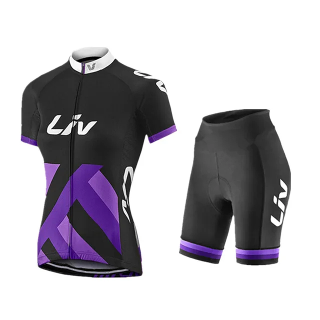 Cycling Sets 7 LIV, новинка, профессиональный женский короткий рукав, летняя одежда для велоспорта, дышащая одежда для велоспорта, теплый комбинезон с шортами, комплект mtb - Цвет: Cycling Sets 7