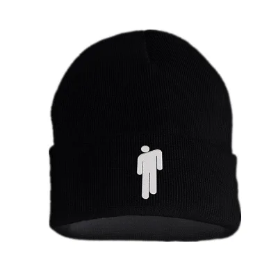 C1 Billie Eilish Skullies Beanie 17 цветов вязаная зимняя шапка однотонный хип-хоп трикотажный свитер шляпа костюм капитана подарки, Прямая поставка - Цвет: C1