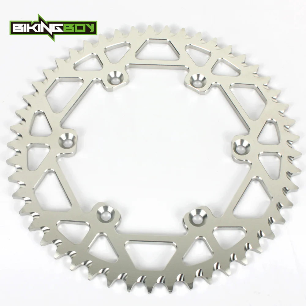 Задняя звездочка для KX125 520 250 500F KDX200 450 220 KLX250 300 R S 81-650 13 12 11 10 алюминий 2014 48T 49T 50T 51T 52T