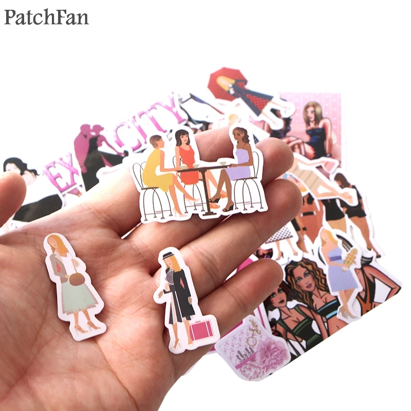 Patchfan, 22 шт., коллекция стикеров для секса и города, коллекция 90 s, наклейки для скрапбукинга, детские игрушки, сделай сам, мотоциклетные водонепроницаемые наклейки, A1764