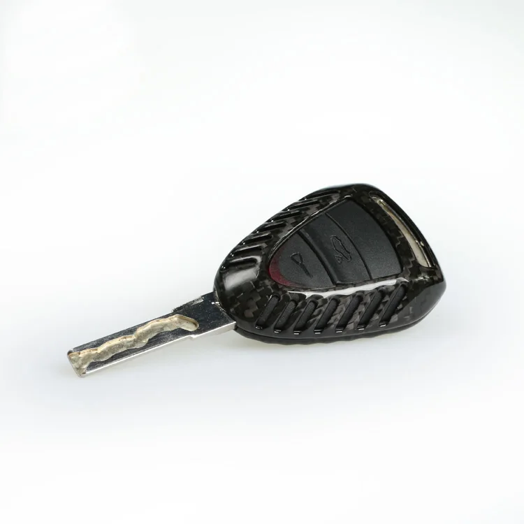 Чехол для ключей из углеродного волокна чехол Porsche 911 997 Cayman Boxster 987 2005 2006 2007 2008