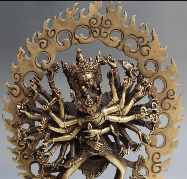 13 &quotТибетский буддизм бронзовый Ваджра Ваджрапани Vajrayogini Vajravarahi статуя Будды |