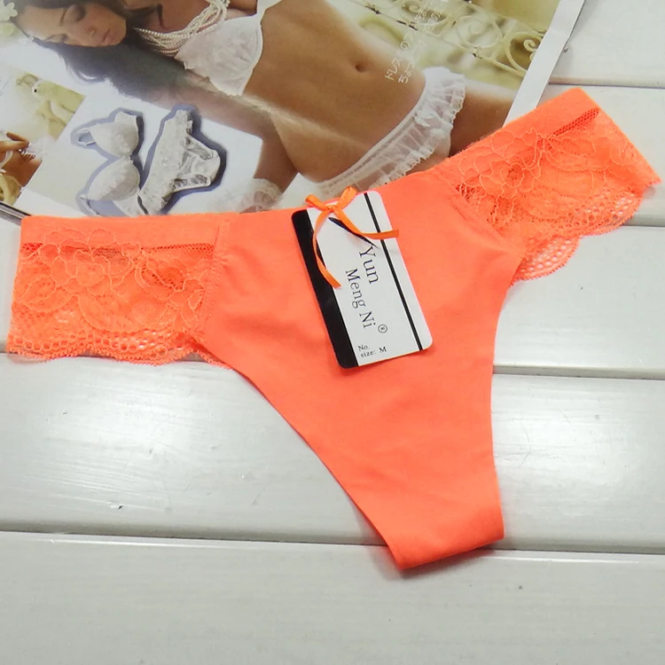 2016 ультратонкие кружевные стринги бесшовные простые дерзкие трусики с низкой