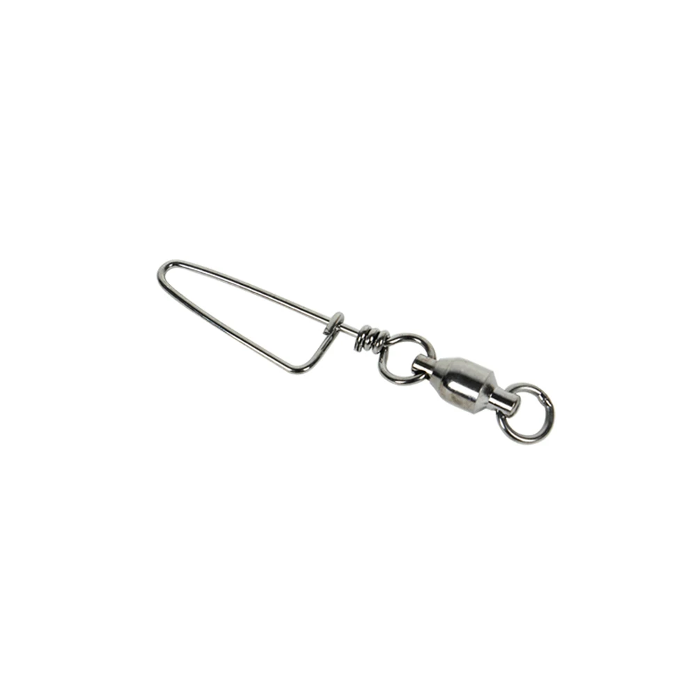 10pcs/lot Stainless Steel Ball Bearing Fishing Swivels Snap Size 0#-10# Rolling Sea Snaps | Спорт и развлечения