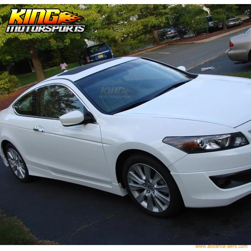 Для Honda Accord 08-10 Coupe PU Уретановые HF-P стильные боковые юбки для губ расширители по всему миру по всему миру