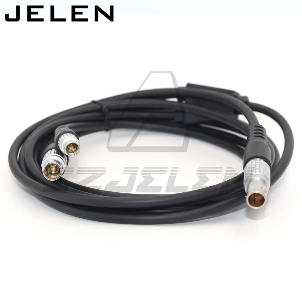 Кабель питания Connetor 1B 8pin на 5pin и 0B для Leica GEV186 Y type подключается к общей станции с GPS