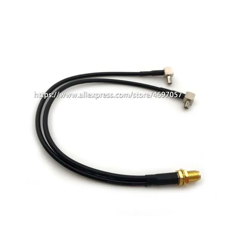 Гнездо SMA TS9 Y Тип соединитель коаксиальный кабель RG174 для 3g 4G модем антенный кабель 15 см, 20 см