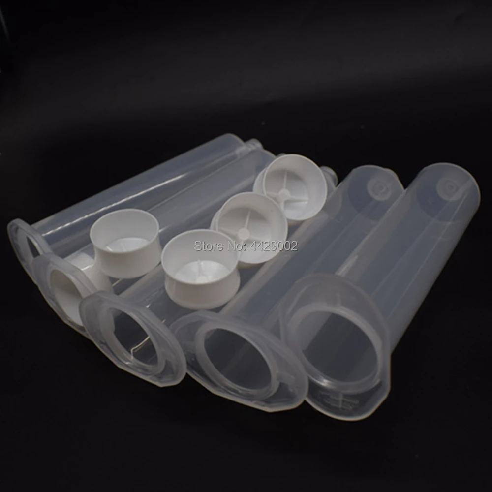 

5pcs 30cc Liquid Dispenser Solder Paste Adhesive Glue Silicone Sealant Syringe Barrel with Pistons