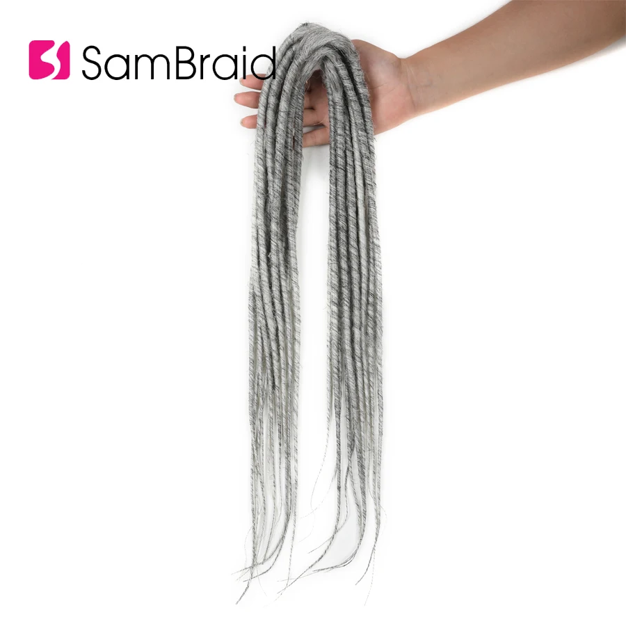 

Sambraid новые дреды косы плетеные волосы дреды крючком синтетические плетеные волосы для наращивания 20 дюймов искусственные замки для женщин