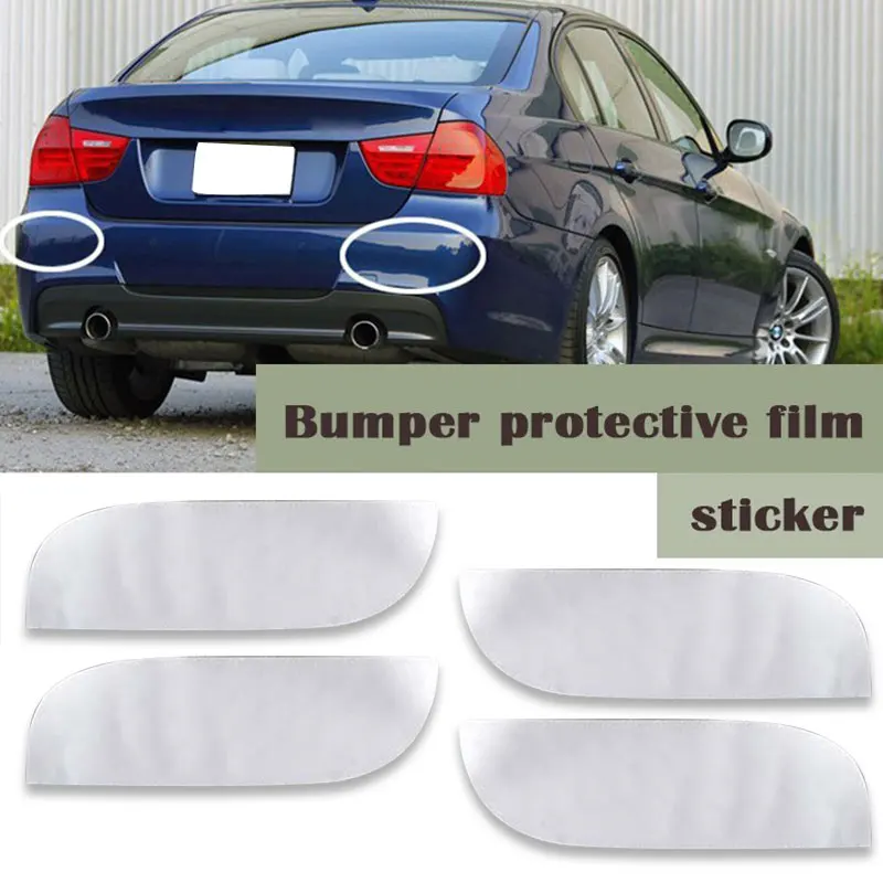 Vehemo 4 шт. Автомобильная Защитная наклейка пленка для предотвращения столкновений
