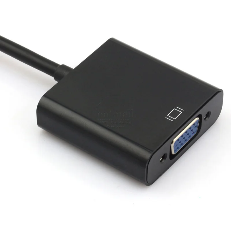 Адаптер HDMI VGA кабель преобразователь цифрового сигнала в аналоговый 1080p для пк