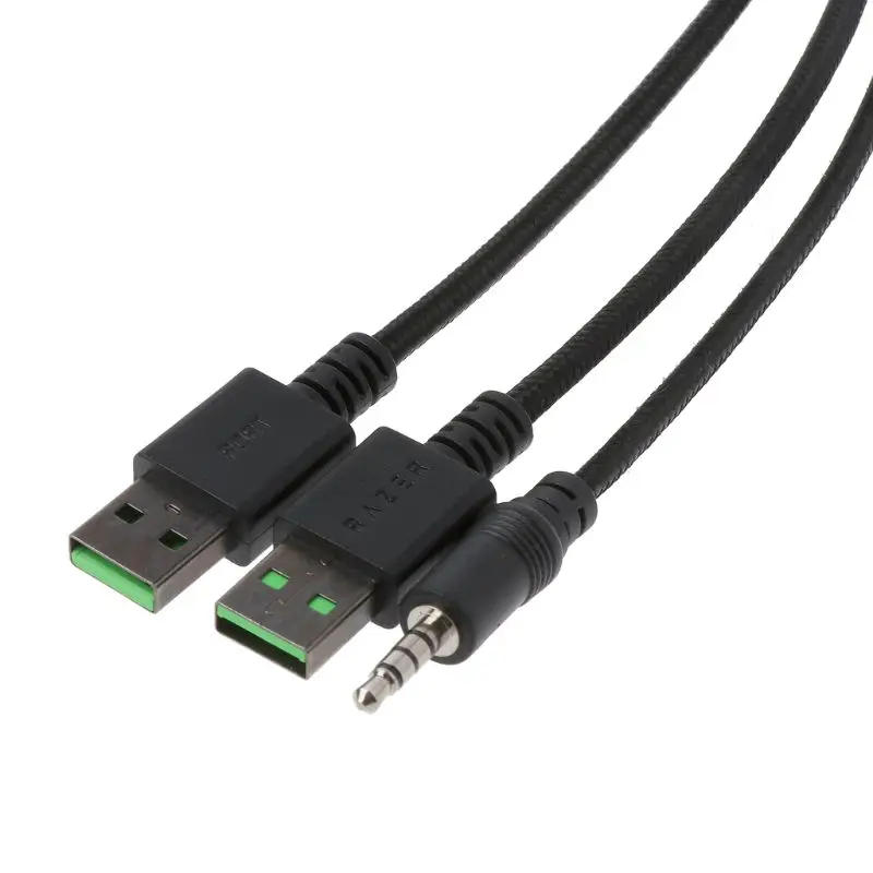

Durable Nylon Braided Line USB Mechanical Keyboard Cable Replacement Wire for Razer BlackWidow Chroma V2 Mechanical M5TB